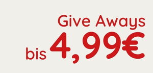 Give Aways als Werbeartikel bedrucken von Saalfrank 